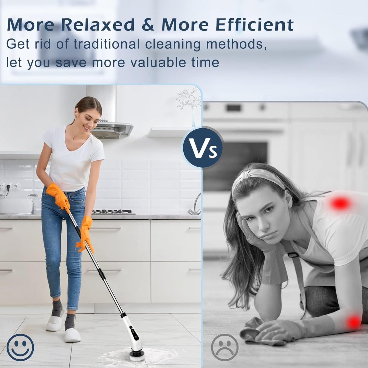 Electric Cleaning Brush (JY-6010) فرشاة التنظيف الكهربائية JY-6010 – فرشاة تنظيف دوّارة لاسلكية متعددة الاستخدامات ✨